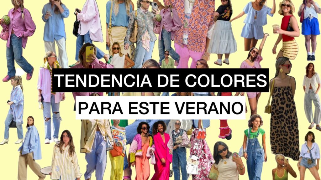 endencias de colores para el verano 2024 - Outfits en colores vibrantes y de moda